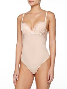 La Perla Mesh and Lace Bodysuit